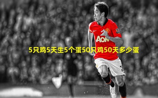 5只鸡5天生5个蛋50只鸡50天多少蛋